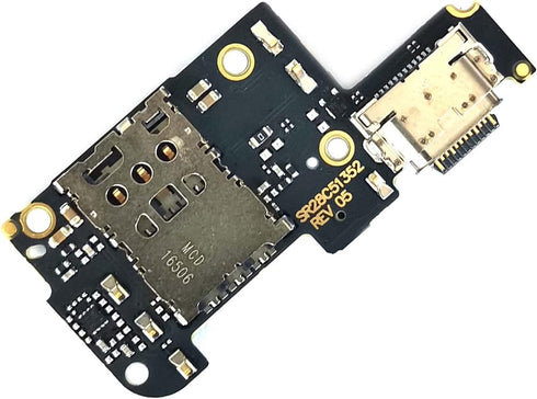 USB Charger Charging Port Dock Connector Ribbon Flex Cable PCB Board Replacement Compatible with Motorola Edge+ Plus 6.7 inch...