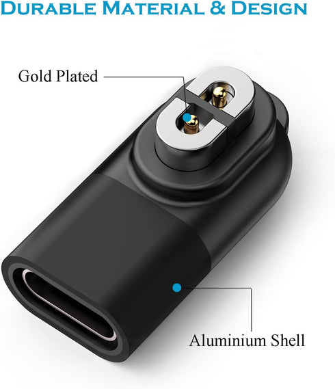 Charger Adapter Compatible with Shokz, Magnetic USB C Charging Cable for Aftershokz Aeropex AS800, OpenRun Pro,OpenRun,OpenRun Mini,OpenComm Bone ...