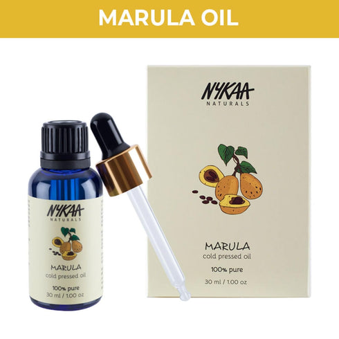 Nykaa Naturals 100 Percent Pure Cold Pressed Oil - Ideal Face Oil Skincare for Dry, Dull, Sensitive, Ageing Skin - Cruelty-Free - Marula - 1 oz...