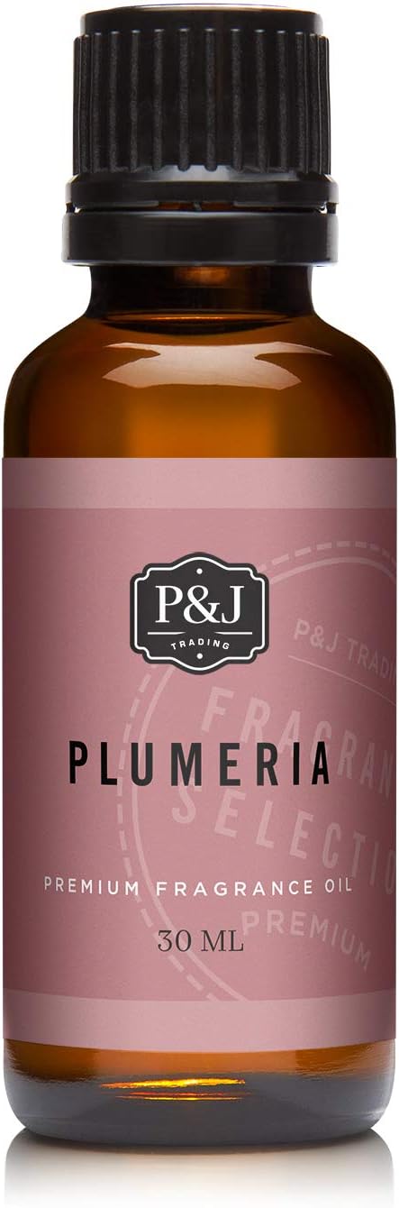 P&J Trading Fragrance Oil | Plumeria Oil 30ml - Candle Scents for Candle Making, Freshie Scents, Soap Making Supplies, Diffuser Oil Scents...