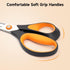 All Purpose Scissors Utility Scissors for Office Home Supplies,Crafting Scissors 2 Pack,Right Handed,Different Size...