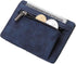 Fida&Moon Men Magic Wallets Male PU Leather Zipper Coin Purse Pouch Plastic Credit Bank Card Case Holder (Blue)...