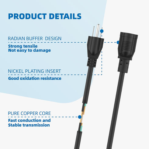 Snow Blower Electric Starter Cord 02483100 Compatible with Ariens Snow Blower SS322 SS522 SS522C, MTD 629-0071, MTD 929-0071, MTD 929-0071B, Tecum...