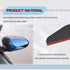 2Pcs Mirror Rain Visor Guard, Universal Waterproof Auto Flexible Mirror Cover Rubber Carbon Fiber Visor Guard Car Exterior Trim Accessories for Mo...