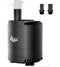 AQQA 160-800GPH Aquarium Submersible Water Pump Fish Tank Small Water Pump Adjustable Waterflow with 2 Nozzles for Fish Tank Water Circulation Poo...