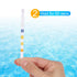 Aquarium Test Strips for Freshwater and Saltwater, 100 Pcs of 7 in 1 Test Strips, pH, Alkalinity, Nitrite, Nitrate, Chlorine, Carbonate, Hardness...