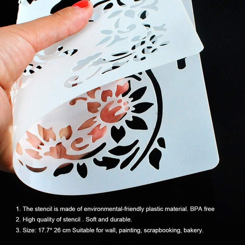 DIY Decorative Stencil Template for Painting on Walls Furniture Crafts (Butterfly)...