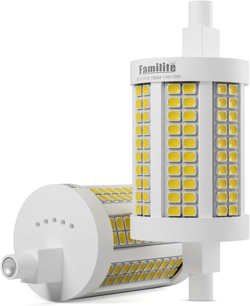 R7S LED Bulb 78MM, 20W Dimmable J78 Flood Light, 150W Halogen T3 Replacement for Torchiere Wall Sconce Work Light Banker Light, Natural White 4000...