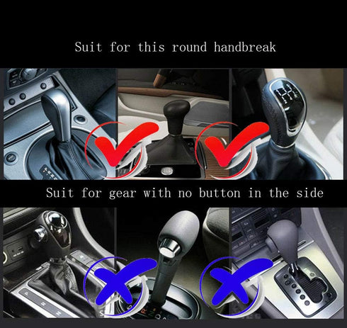 Sunflower Auto Gear Shift Knob Cover+Handbrake Cover Set Washable Neoprene Cloth...