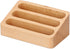 Wood Business Card Holder Desk 3 Grids Wooden Business Card Display Stand for Office and Home(3 Packs)...