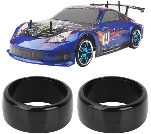 4PCS RC Car Drift Tires, 26mm Rubber RC Drift Hard Tires Upgrade Replacement Accessory for HSP 1:10 RC Drifting Car(02)...