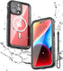 Miimall Compatible for iPhone 15 Pro Waterproof Case, iPhone 15 Pro Magsafe Case Built-in Screen Protector Mililtary Dropproof Dustproof Shockproo...