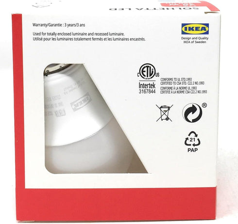 IKEA RYET Bulb, 2 Count (Pack of 1), White...