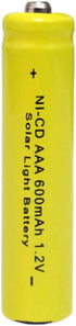 GEILIENERGY Solar Light Batteries AAA NiCd AAA 1.2V 600mAh Triple A Rechargeable Batteries for Solar Lamp Garden Lights (Pack of 16)...