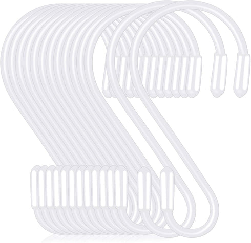 20 Pack 3.15 Inch S Hooks Stainless Steel Hanging Hooks Heavy Duty S Hooks for Hanging Kitchenware, Pots, Pans, Plants, Clothes, Towels in Kitchen...