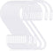 20 Pack 3.15 Inch S Hooks Stainless Steel Hanging Hooks Heavy Duty S Hooks for Hanging Kitchenware, Pots, Pans, Plants, Clothes, Towels in Kitchen...