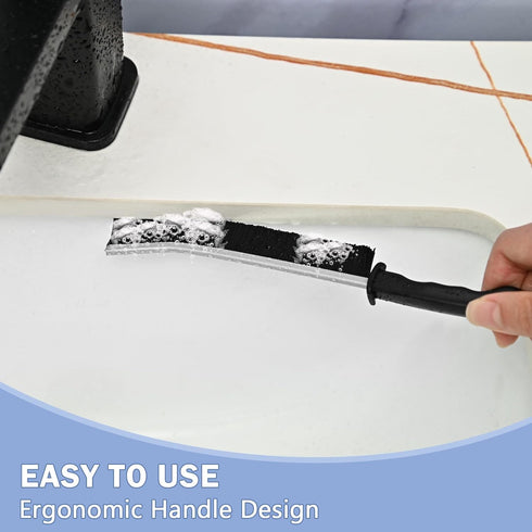 Crevice Cleaning Brush Hard Bristle Gap Cleaning Brush Window Groove Brush Clean the Narrow Corners Crevice Cleaning Tools for Kitchen Home Bathro...