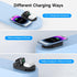 Wireless Charger 3 in 1, RELAXYO Travel Fast Wireless Charging Station for Apple, Compatible with iPhone 15 14 13 12 11 Pro/Max/XR, for iWatch 9/8...