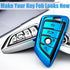 QBUC for BMW Key Fob Cover with Leather Keychain,for BMW 2 5 6 7 Series X1 X2 X3 X5 X6 X7 Premium Soft TPU Key Fob Holder...