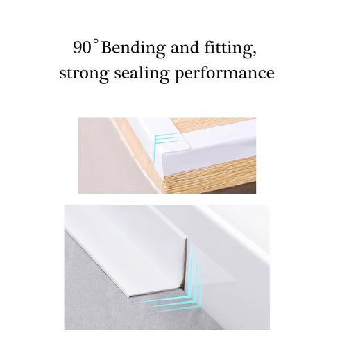 Toilet Caulk Sealant Tape, White Caulk Tape Waterproof Self Adhesive, Bathtub Caulk Sealing Strip Tape for Bathroom Caulking Tape Shower Caulk...