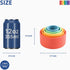BLUE GINKGO Silicone Stacking Cups - Nesting Cups and Silicone Stacking Toy - Open Ended Montessori Toddler and Baby Stacking Cups - Neutral Baby ...