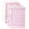 Luvable Friends Unisex Baby Cotton Flannel Receiving Blankets, Pink Stripe 4-Pack, One Size...