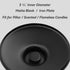Matte Black Iron Candle Holder for Pillar Candles - Modern Table Centerpiece and Farmhouse Decor - 4.5"...