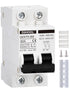 30 Amp 12V-400V AC DC Miniature Circuit Breakers (10A 15A 20A 25A 40A 50A 60A Optional) for Solar Panel PV System - Disconnect Switch, AC 110V DIN...