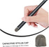 40 Pcs Stylus Cloth Tip Touchscreen Pen Tips Stylus Replacement Caps Replacement Fiber Tips Replacement Tip for Pencil Capacitive Stylus Cap Stylu...