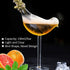 SuproBarware Cocktail Glass - Bird Glass Clear Wine Glasses Set of 2 Goblet Beverage Glass 5 Ounce for Party Wedding...