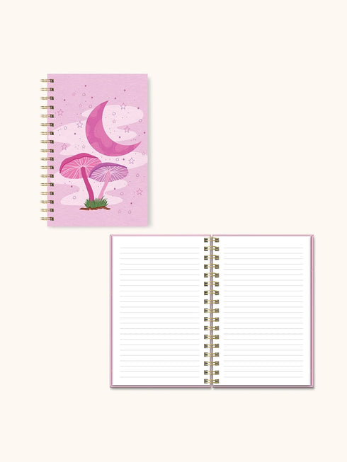 Studio Oh! Medium Spiral Notebook 5.75" x 8.75", Cute Cover Daily Planner, Hardcover Journal Notepad, 160 Page Lined Paper, 100 GSM Paper Weight, ...