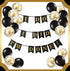 Divorce Party Decorations Kit | 10 Divorce Photo Booth Props | "I Do I Did I'm Done!" Banner | Divorcee Sash | 10 Gold Confetti Balloons and 10 Bl...