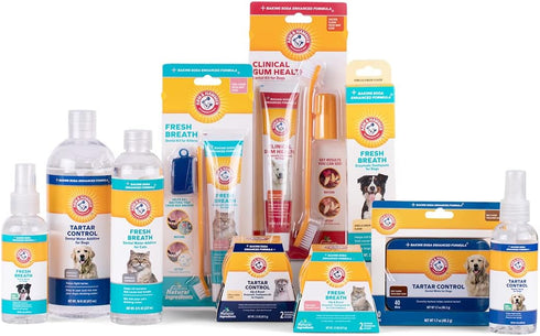 Arm & Hammer for Pets Tartar Control Dental Mints for Dogs Dog Dental Mints Reduce Plaque & Tartar Buildup for All Dogs Beef Flavor (Pack of 2)...
