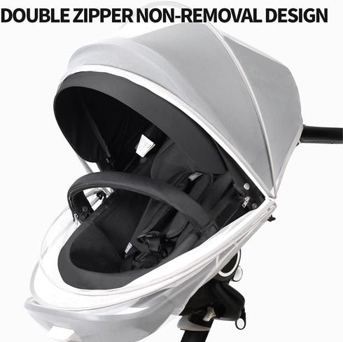Mosquito Net for Stroller,Encrypted Stroller Mosquito Net Full Cover with Double Zipper,Breathable & Foldable Netting for Baby Cover(White)...