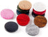 10 Pcs Round Resin Buttons Striped Buttons for Overcoat Sewing Accessories (Red, 21mm)...
