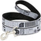 Star Wars Pet Leash, Dog Leash, Star Wars Stormtroopers Utility Belt Bounding White Grays, 4 Feet Long 1.0 Inch Wide...