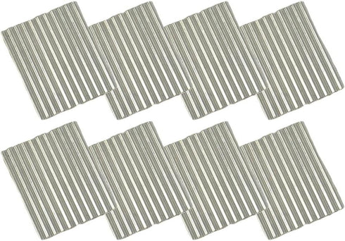 8X 1:35 Scale Steel Shed Corrugated Tile Table Material Miniature Architecture House Dioramas Building Model Kits Layout Scenery...