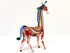 Giraffe Miniature Figurine - Hand Blown Glass Animal Sculpture - Tiny Collectible Art Gift for Wildlife Lovers Home Décor (3.5" Multi-Red)...