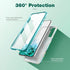 SURITCH Phone Case for Samsung Galaxy S21 Plus 6.7 inches, Front Cover with Built-in Screen Protector Full-Body Protection Shockproof TPU Bumper P...