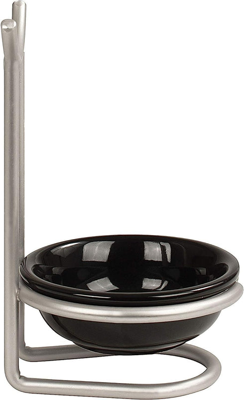 Spectrum Diversified Euro Spoon Rest with Ceramic Dish, Satin Nickel...