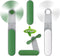 2 Pack Handheld Mini Fan, Portable Personal Fan, 5500 RPM USB Rechargeable Battery Operated Eyelash Hand Fans for Makeup, 360°Foldable Desk Fan, S...