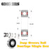 Front and Rear Wheel Bearing Set fit Coleman Powersports CT200U, CT200U-EX Trail 200 Mini Bike, Baja MB165 MB200 Mini Bikes Part# GB276-89/6202Z (...