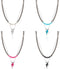 8 Pcs Western Necklaces Western Jewelry for Women Turquoise 4 Turquoise Boho Necklaces and 4 Cowgirl Beaded Choker(Lightning Style)...