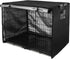Double Door Dog Crate Cover Wire Dog Cage Cover Waterproof Durable Lightweight 420D Polyester Pet Kennel Cover Indoor Outdoor Protection Cage Cove...