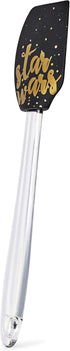 Official Star Wars 11-Inch Silicone Kitchen Spatula - Black/Gold Text Reads "Star Wars" - Perfect Novelty Utensil for Grilling, Cooking, BBQ, and ...
