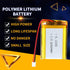3.7V 2000mAh Battery 103450 Lithium Polymer Ion Rechargeable Li-ion Li-Po Battery with 2P PH 2.0mm Pitch Connector...