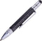 Troika Construction Liliput - PIP25/BK - Multitasking Ballpoint Pen (Small) - Tool Pen - Centimeter/Inch Ruler - Slotted/Phillips Screwdriver - St...