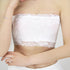 LUOEM 3pcs Women's Floral Lace Tube Top Stretchy Strapless Non-Padded Bandeau, Black, White, Skin, X-Large...