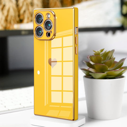 Tzomsze Compatible with Square Case for iPhone 14 Pro Max,Cute Cases Full Camera Lens Protection, Reinforced Corners TPU Cushion Shockproof Edge B...