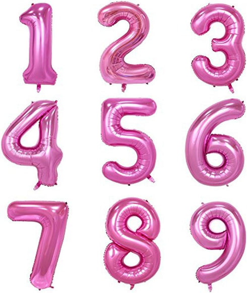 Tellpet Pink Number 2 Balloon, 40 Inch...